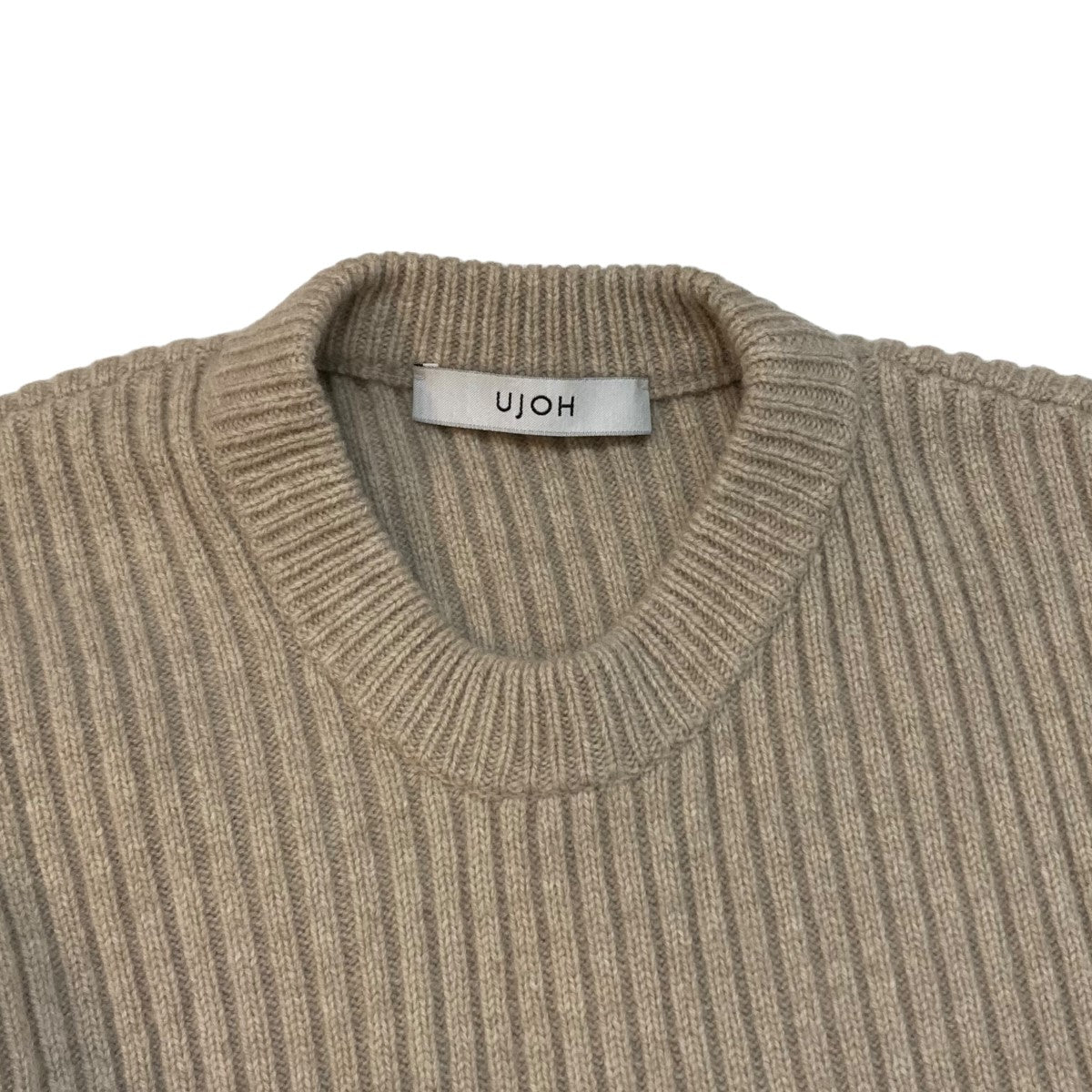 UJOH(ウジョー) STUDIOUS別注 SIDE BELT CREW NECK KNIT長袖ニットM784-K01-153  M784-K01-153 ベージュ サイズ 2｜【公式】カインドオルオンライン ブランド古着・中古通販【kindal】