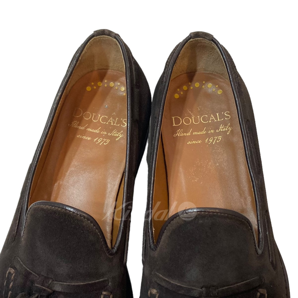 DOUCAL's デュカルズ タッセルローファー ダークブラウン 41サイズ - 靴