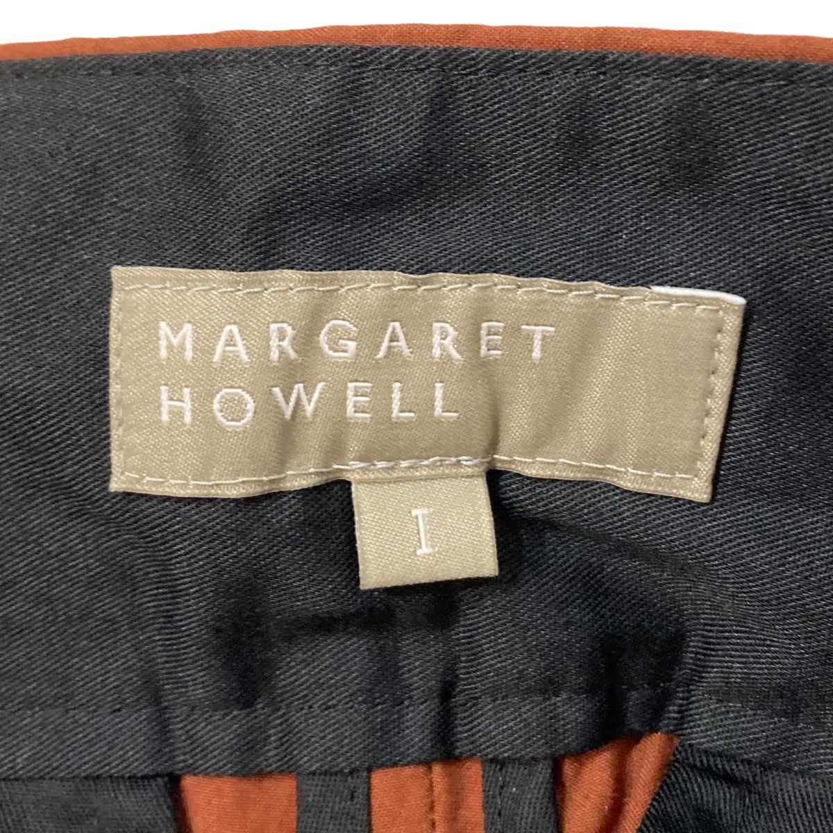 MARGARET HOWELL(マーガレットハウエル) PLAIN COTTON SILKイージーパンツ578-2142003 578-2142003  ブラウン サイズ M｜【公式】カインドオルオンライン ブランド古着・中古通販【kindal】