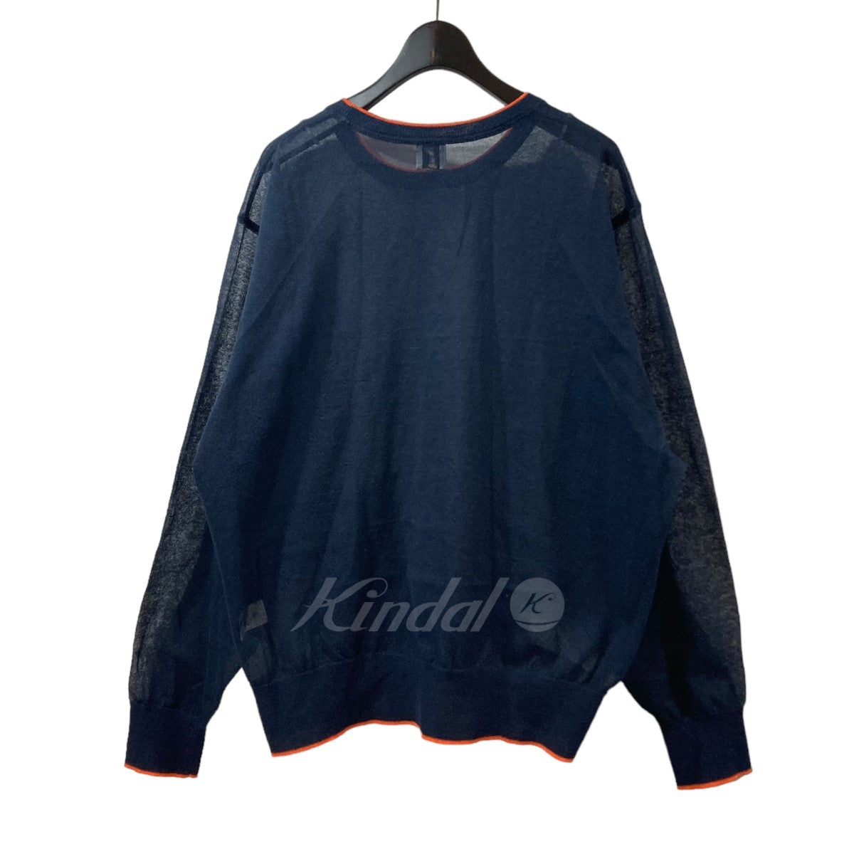 6(ROKU) BEAUTY＆YOUTH(6 (ロク) ビューティアンドユース) LINE COLOR CREW NECK KNIT  ラインカラークルーネックニット