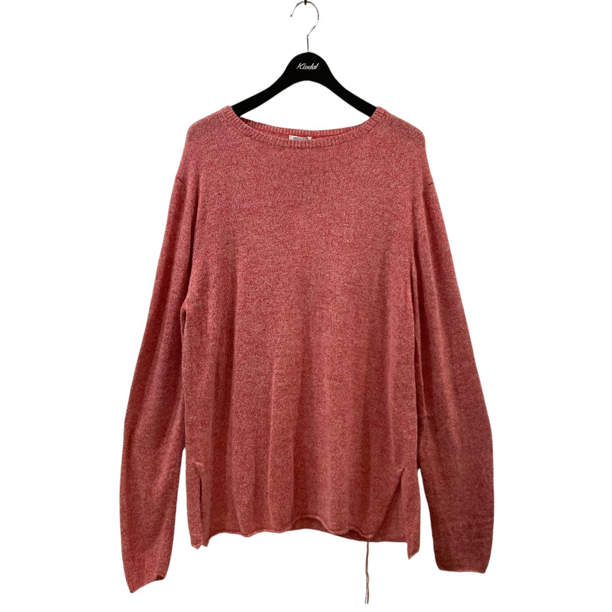 MAATEE＆SONS(マーティーアンドサンズ) CASHMERE SILK C N SWEATER REDカシミヤニットセーターMT4103-0101  MT4103-0101 レッド サイズ 3｜【公式】カインドオルオンライン ブランド古着・中古通販【kindal】