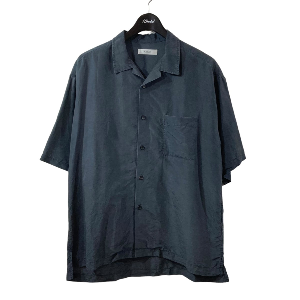 Cornier(コルニエ) brazil silk half sleeve shirtsオープンカラーシャツ ブラック サイズ  M｜【公式】カインドオルオンライン ブランド古着・中古通販【kindal】