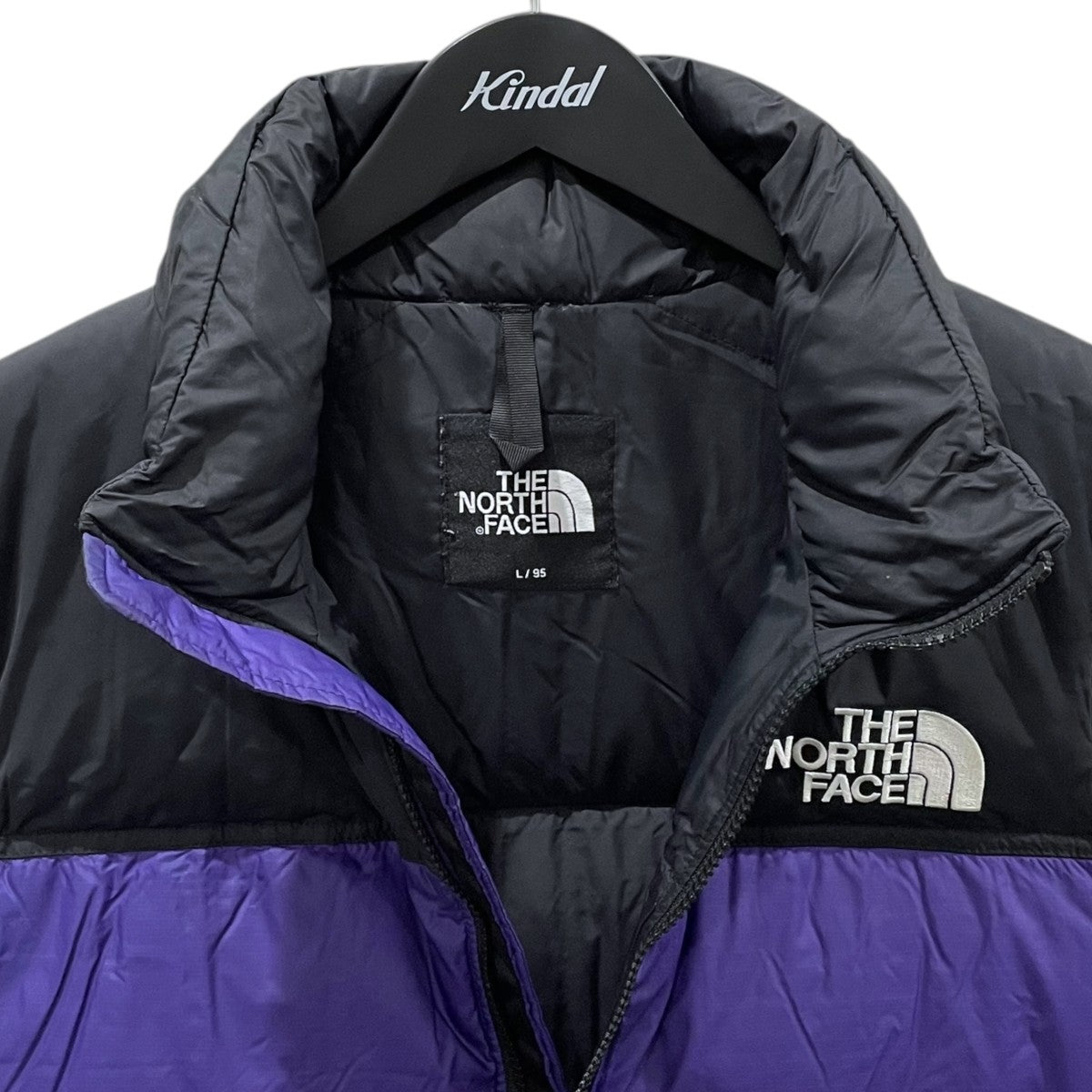 THE NORTH FACE ダウンベスト 黒/紫 THE NORTH FACE(ザノースフェイス) ダウンベスト ブラック・パープル