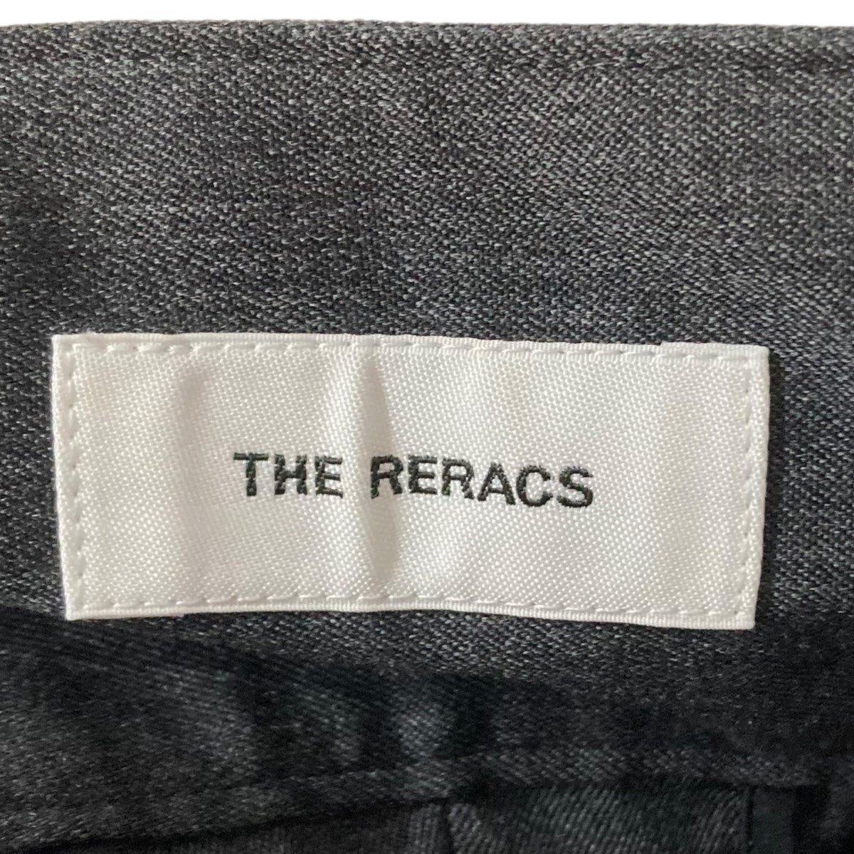 THE RERACS(ザリラクス) ウールスラックスパンツ 23SS-REPT-167-J ブラック サイズ: 46