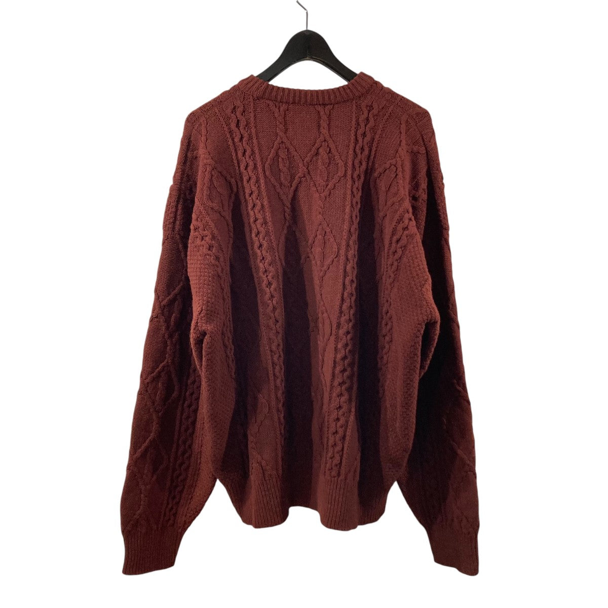 stein(シュタイン) Oversized Cable Knit LSケーブルニットST.317 ST.317 レッド サイズ  M｜【公式】カインドオルオンライン ブランド古着・中古通販【kindal】