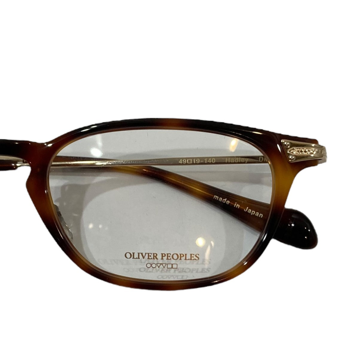 OLIVER PEOPLES(オリバーピープルズ) HADLEY ハドレイ 眼鏡 メガネ ブラウン サイズ  49□19-140｜【公式】カインドオルオンライン ブランド古着・中古通販【kindal】