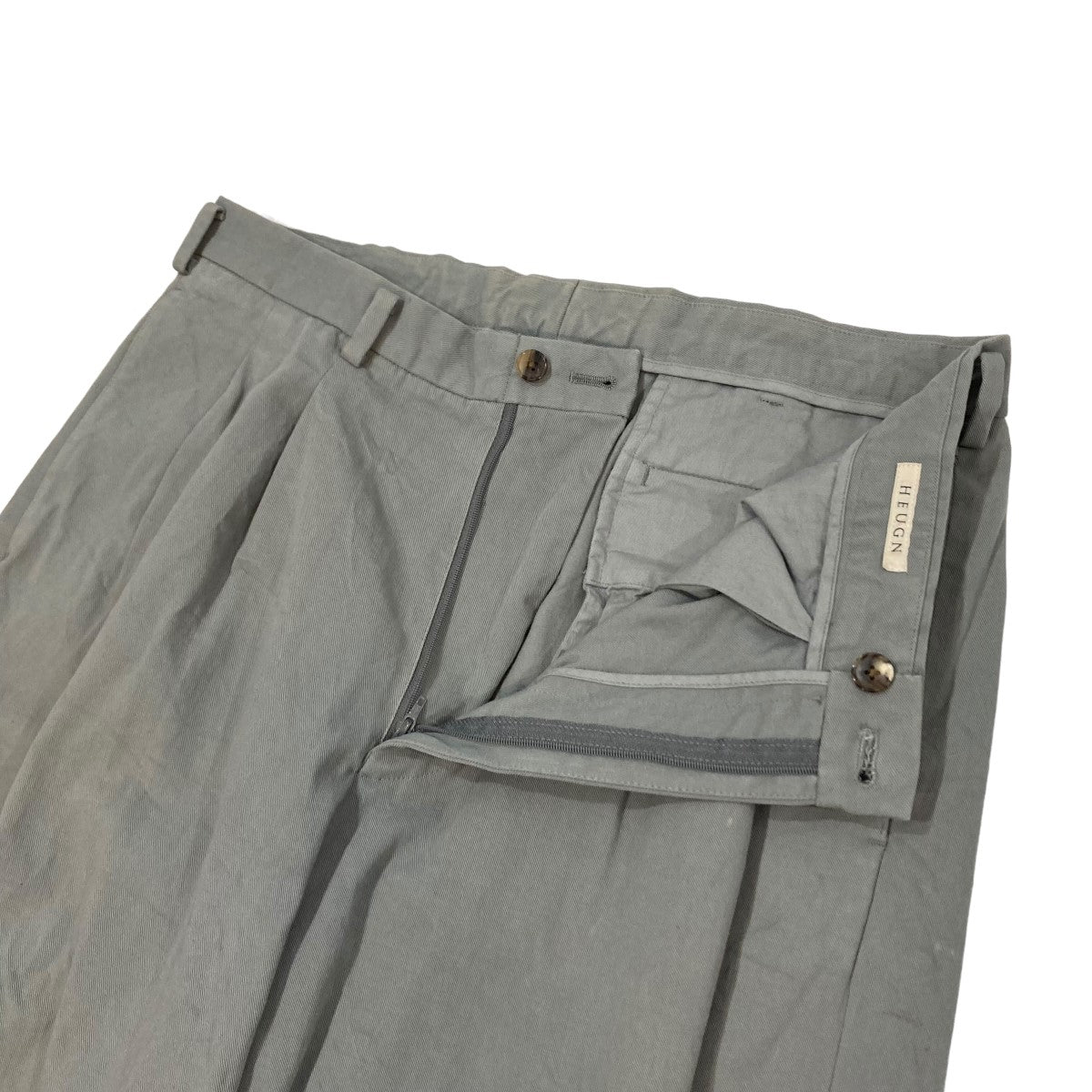 HEUGN(ユーゲン) GEORGE 2PLEATED TROUSERSスラックスパンツTROUSER 006