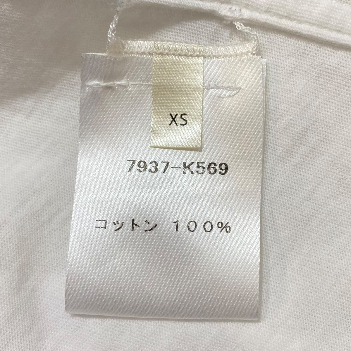 ザ ロウ THE ROW 半袖Tシャツ 7937-K569 ホワイト サイズ：XS セール】ザ ロウ THE ROW THE ROW Tシャツ TORI TOP 7937 K569