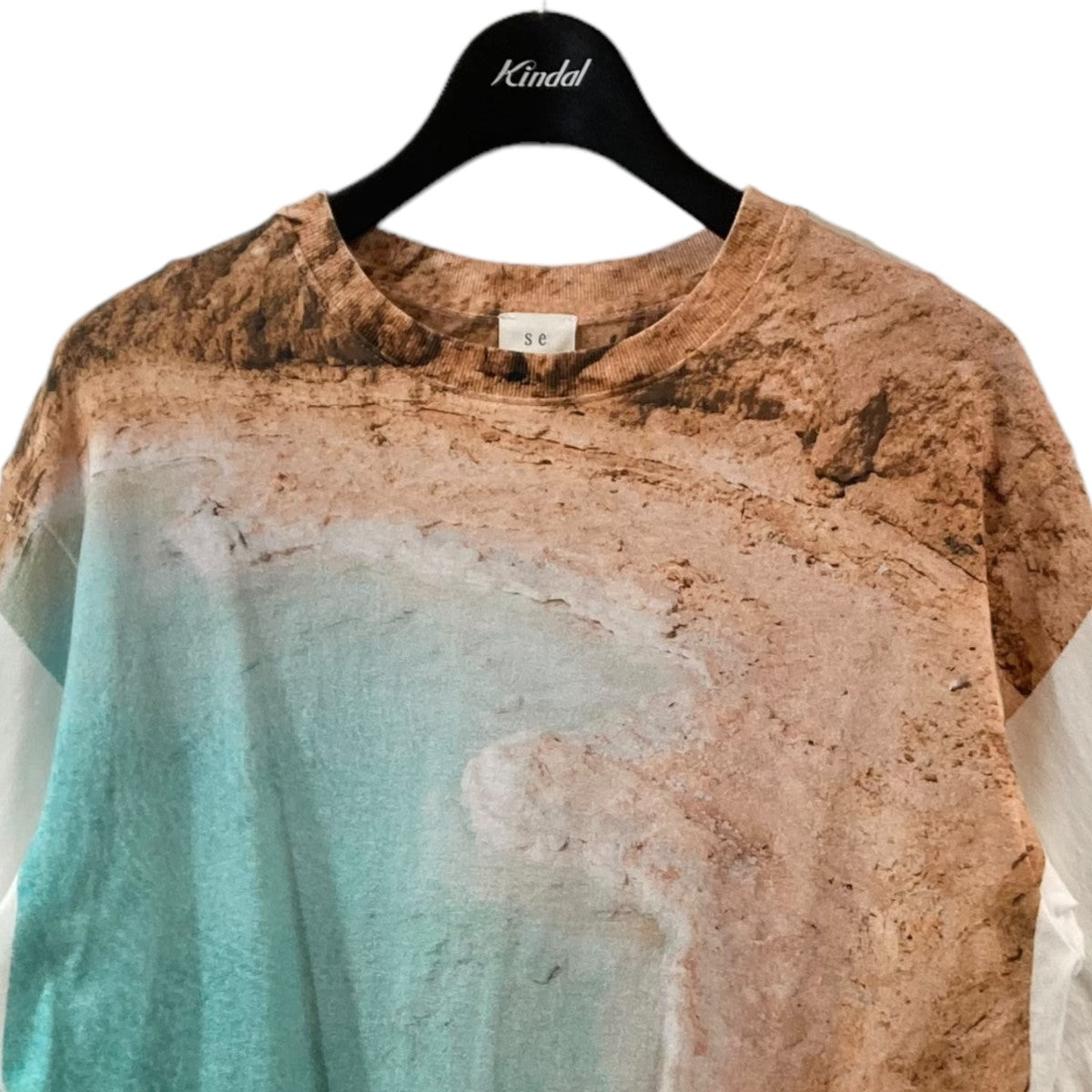 トップス seya. Oasis Print Tee seya．(セヤ) Oasis Print Tee半袖Tシャツ3910900519 3910900519