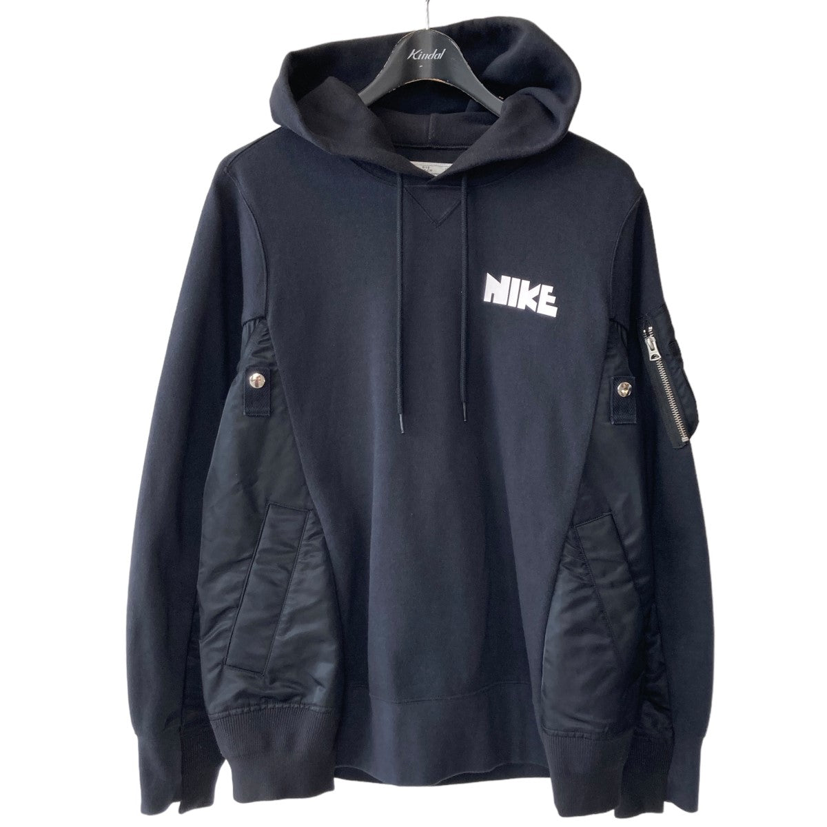 sacai×NIKE NRG HOODY再構築プルオーバーパーカーS#CW2419 S#CW2419 ブラック サイズ  S｜【公式】カインドオルオンライン ブランド古着・中古通販【kindal】