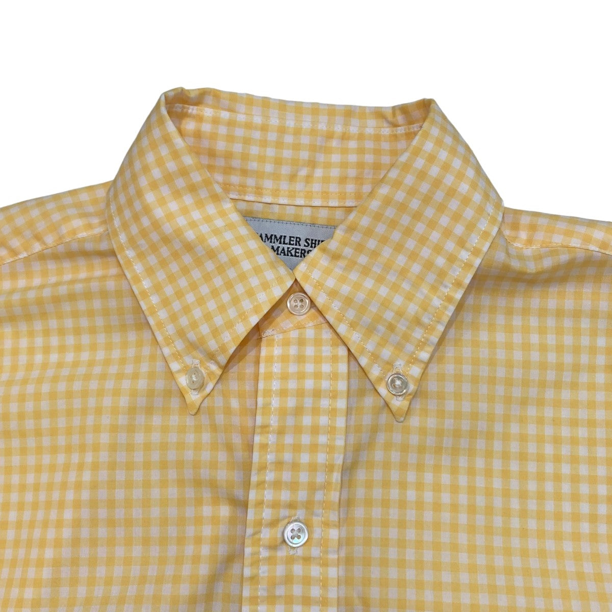SAMMLER SHIRT MAKERS ギンガムチェック長袖シャツ110-561-05 古着・中古-3枚目のアイテム画像