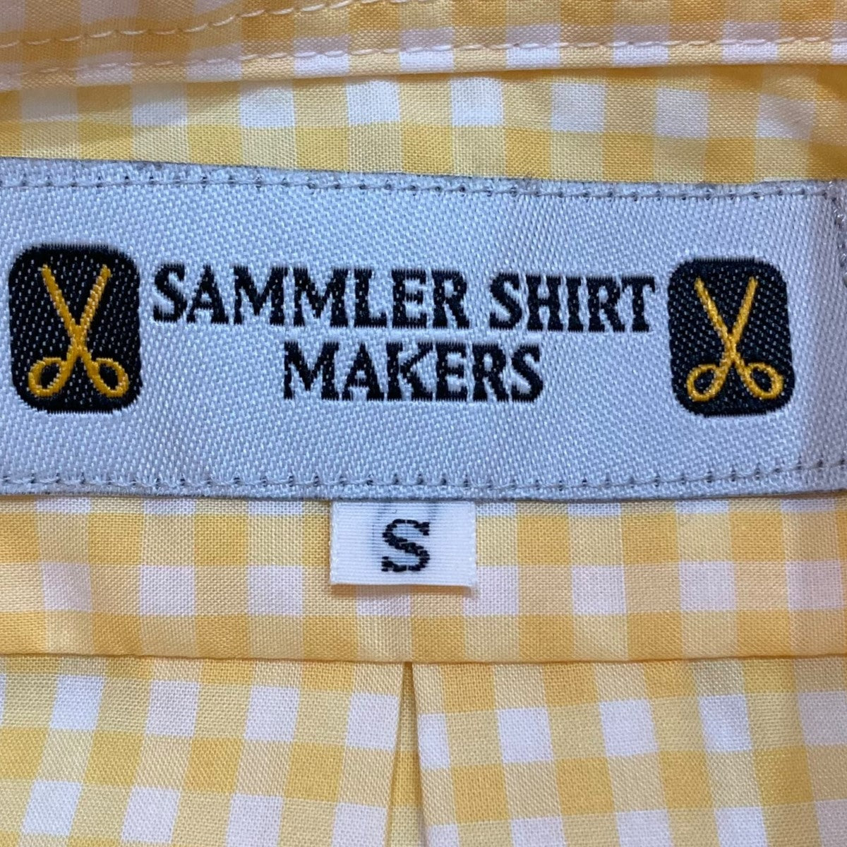 SAMMLER SHIRT MAKERS ギンガムチェック長袖シャツ110-561-05 古着・中古-6枚目のアイテム画像