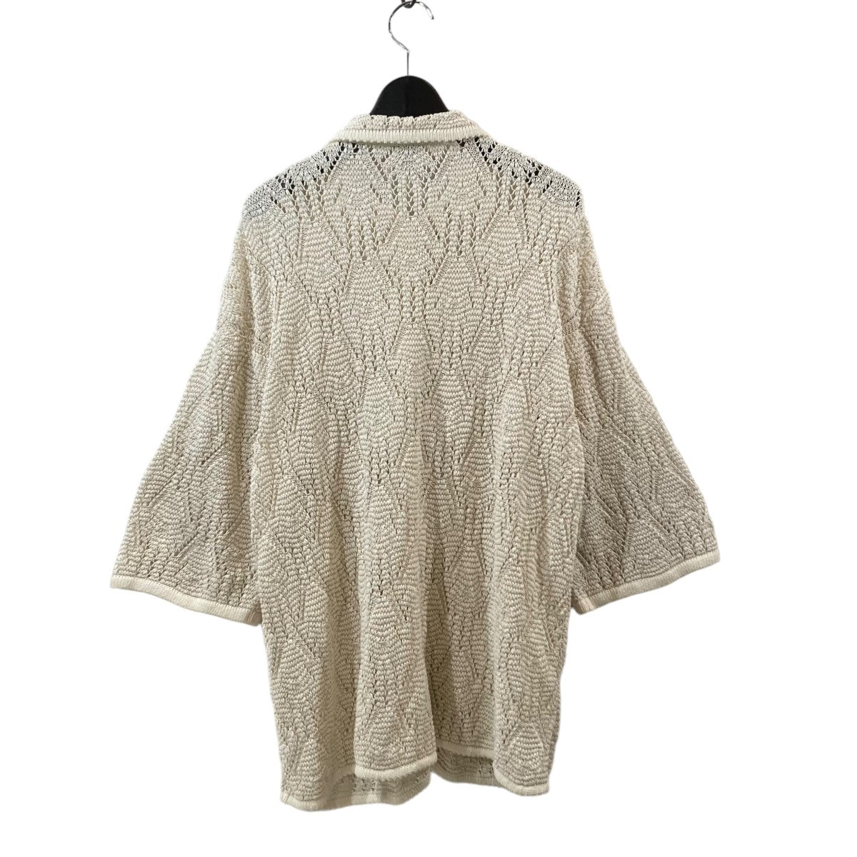 6(ROKU) BEAUTY＆YOUTH(ロクビューティアンドユース) SUKASHI KNIT SHIRT スカシ半袖ニットシャツ  8628-299-0076 8628-299-0076 ホワイト サイズ F｜【公式】カインドオルオンライン ブランド古着・中古通販【kindal】