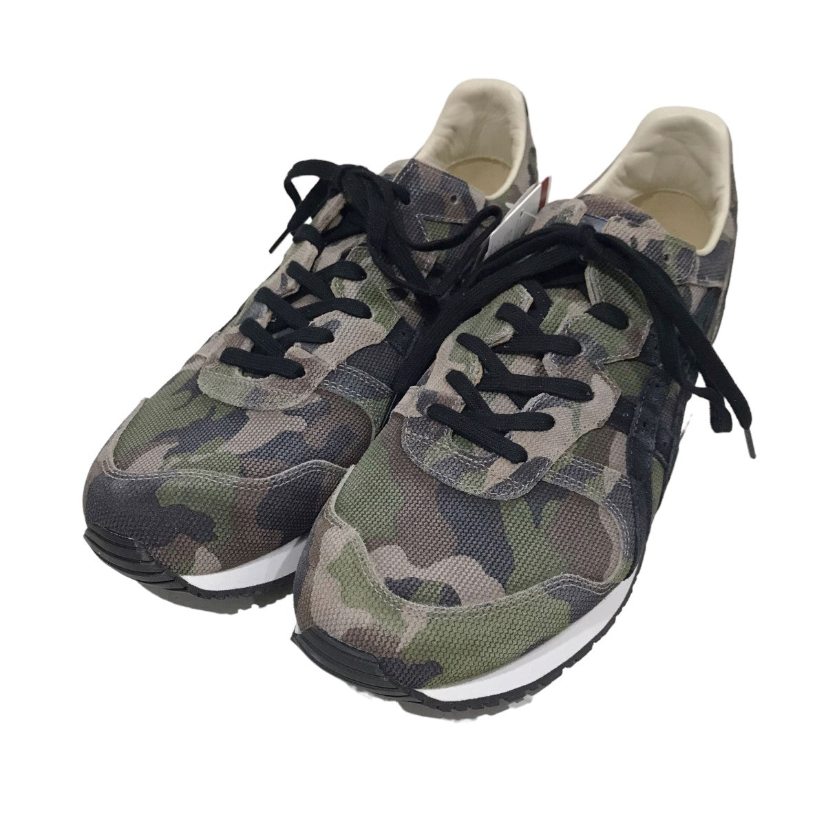 Onitsuka Tiger(オニツカタイガー) カモフラ柄スニーカー TIGER ALLY DELUXE タイガーアリーデラックス 1183A446  1183A446 オリーブ・ブラック他 サイズ 26.5cm｜【公式】カインドオルオンライン ブランド古着・中古通販【kindal】