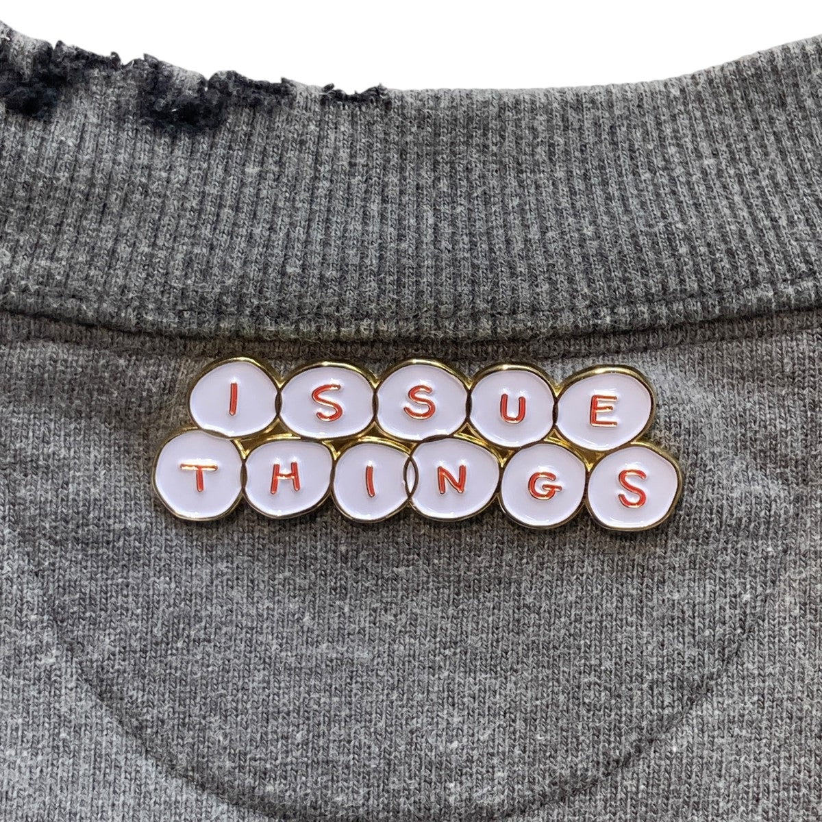 issuethings(イシューシングス]) ハイネックスウェット グレー