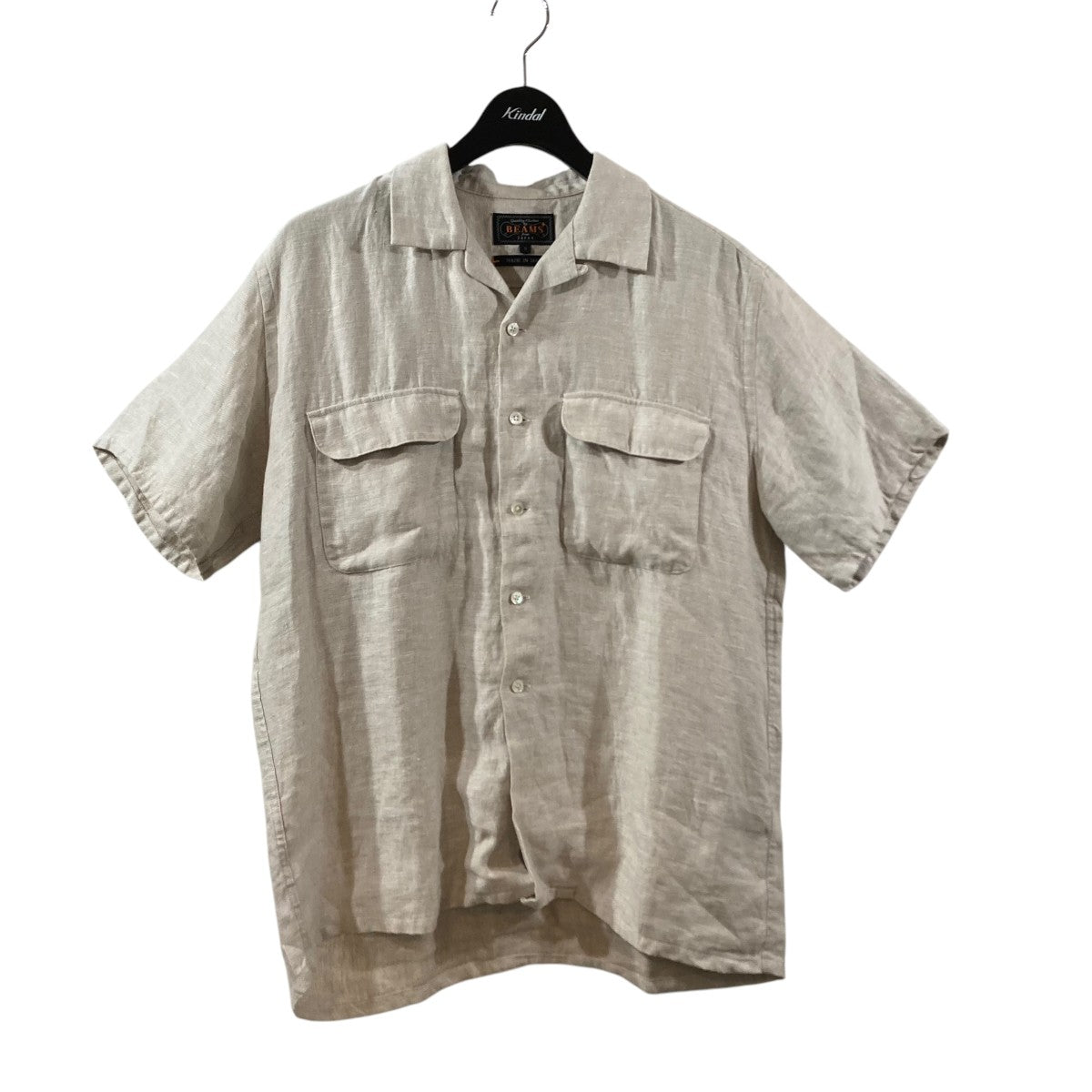 BEAMS PLUS(ビームスプラス) 半袖オープンカラーシャツ38-01