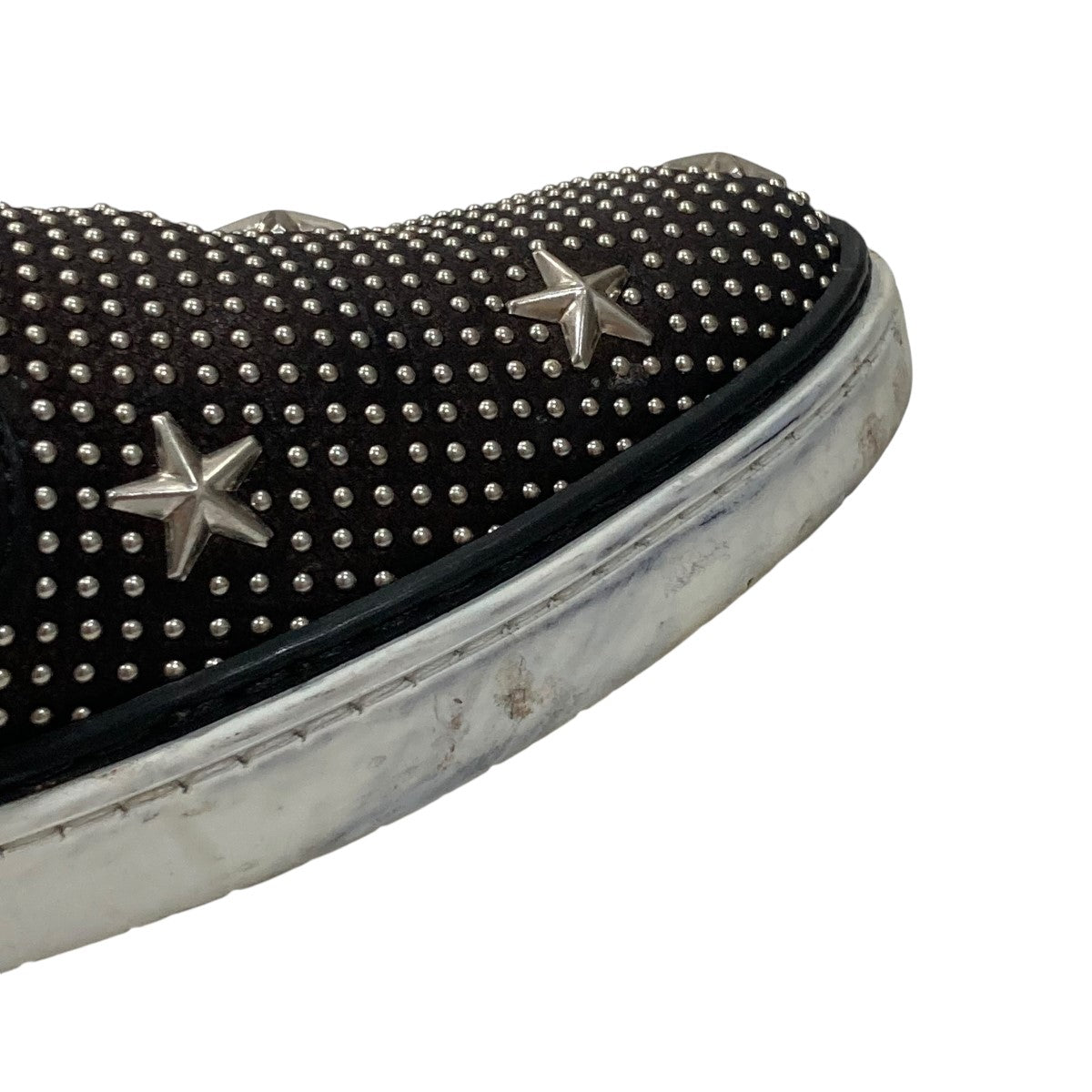 JIMMY CHOO(ジミーチュウ) スタッズスリッポン ブラック サイズ
