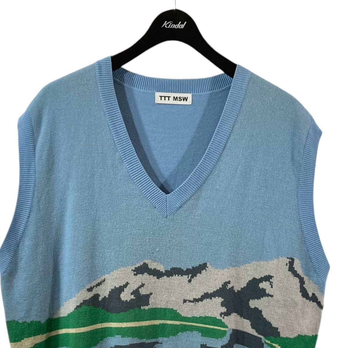 TTT MSW(ティーモダンストリートウエア) 20SSYOSEMITE KNIT VESTニット  