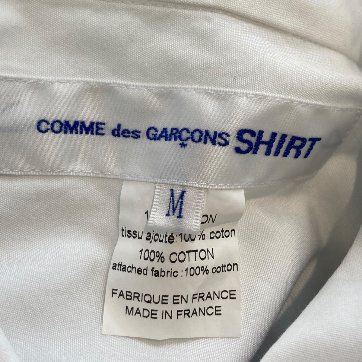 COMME des GARCONS SHIRT×Andy Warhol PATCHWORK SHIRTパッチ