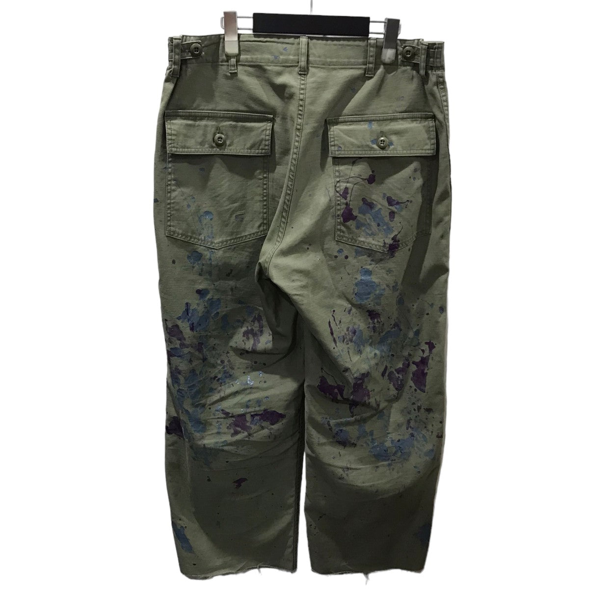 Needles(ニードルス) ペインターパンツ Fatigue Pant Back Sateen Paint ファティーグパンツ バックサテン  ペイント GL150