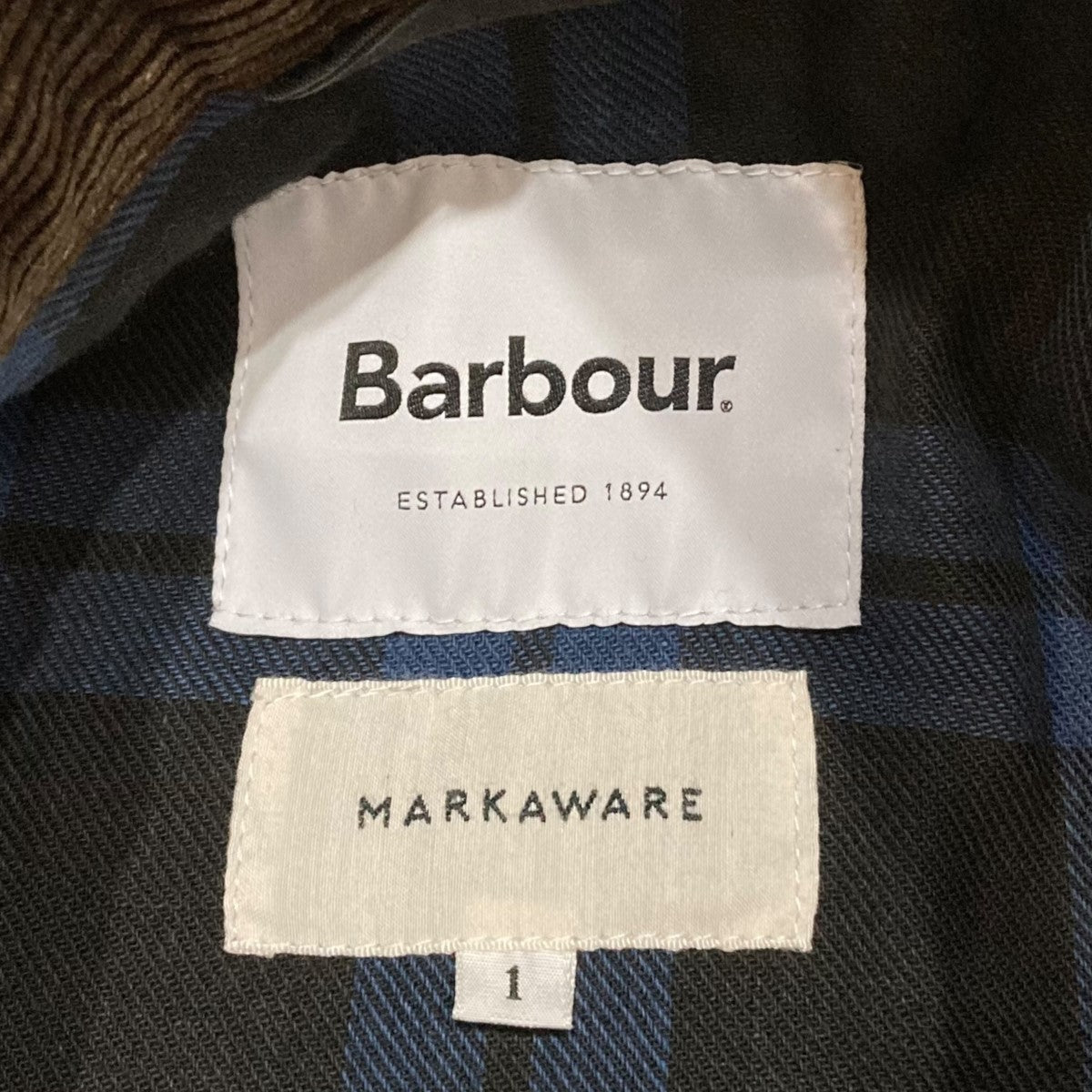 MARKAWARE(マーカウェア) ×Barbour Short Riding Coatショート