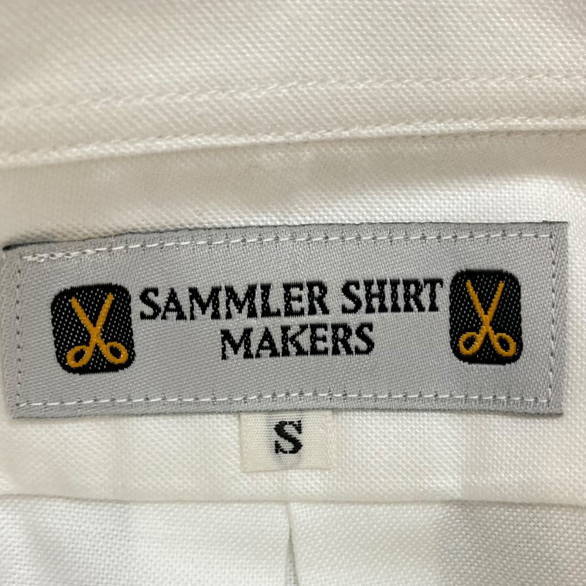 SAMMLER SHIRT MAKERS(ザムラーシャツメーカーズ) 23SS×The Three Robbers R／C SHIRT OXFORD長袖 シャツ100 581 05 100 581 05 ホワイト サイズ S｜【公式】カインドオルオンライン ブランド古着・中古通販【kindal】