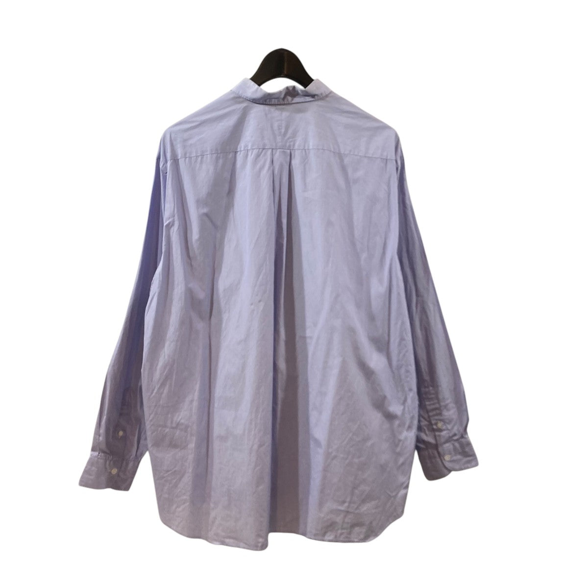 SIZE 1 COMOLI ポプリンシャツ CHECK COMOLI(コモリ) 23SSレーヨンチェックオンブレシャツオープン