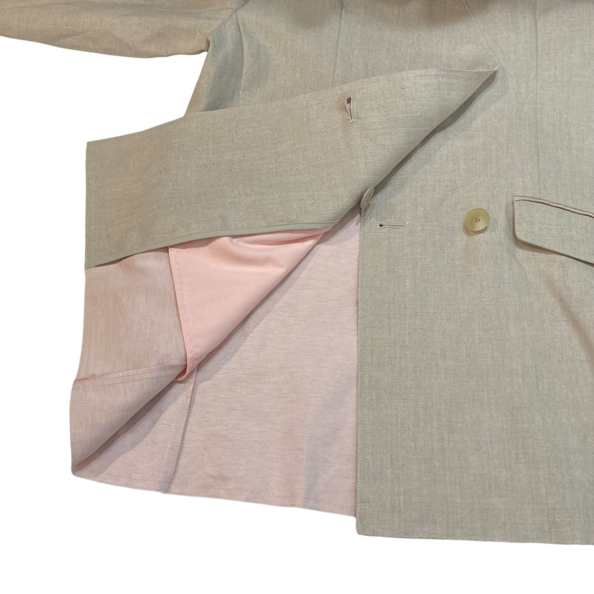 ETRE TOKYO(エトレトウキョウ) ボンディングノーカラージャケット