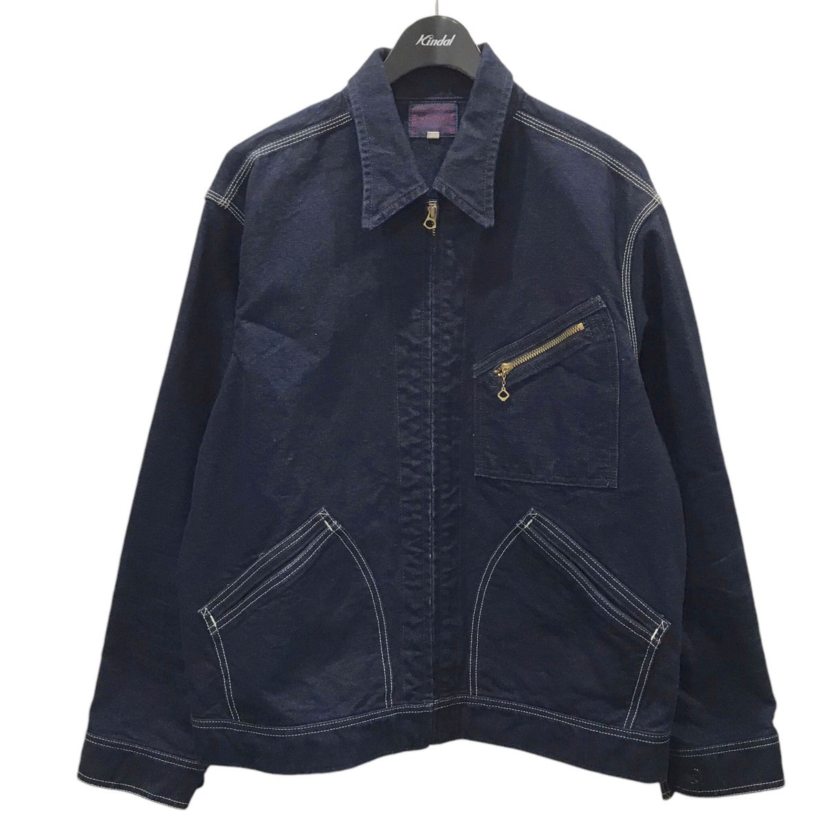 BONCOURA(ボンクラ) ジップアップデニムジャケット B91 Duck indigo 12th Anniversary Model