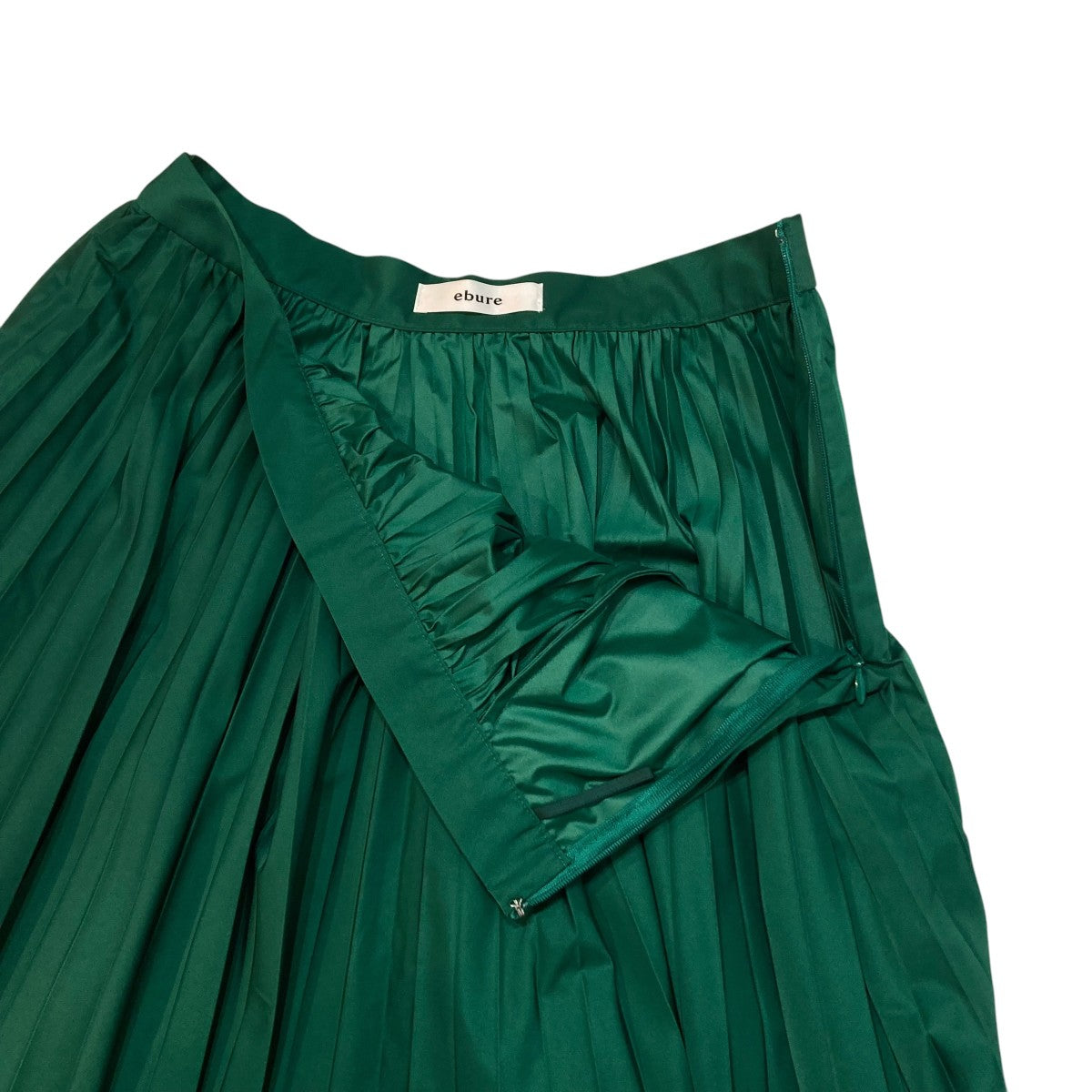 EBURE(エブール) プリーツスカート3810500108 3810500108 グリーン  