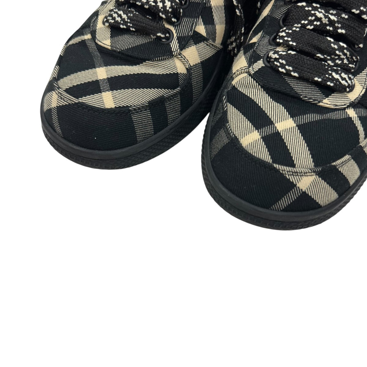 BURBERRY(バーバリー) チェックローカットスニーカー ブラック
