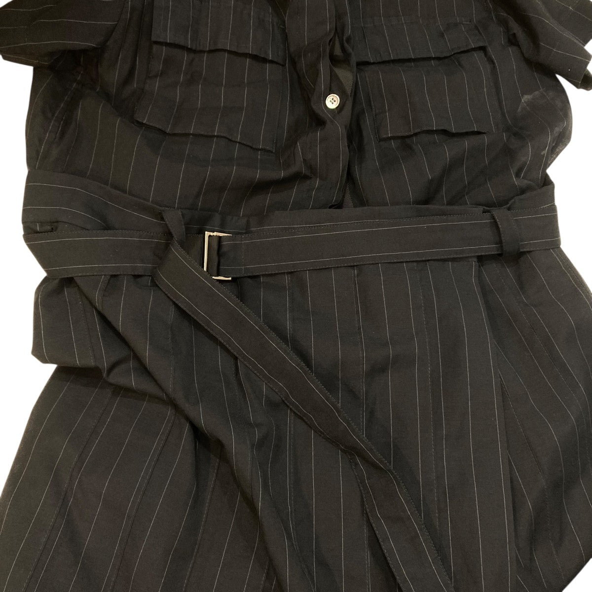 sacai ストライプワンピース23-06539 古着・中古-7枚目のアイテム画像