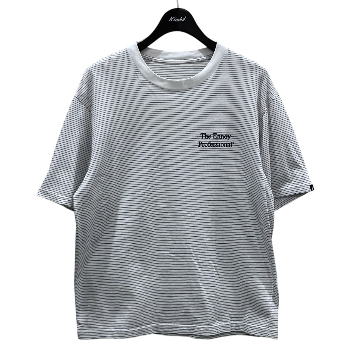 ボーダー柄ロゴ刺繍Tシャツ SS20BRENCT02AM