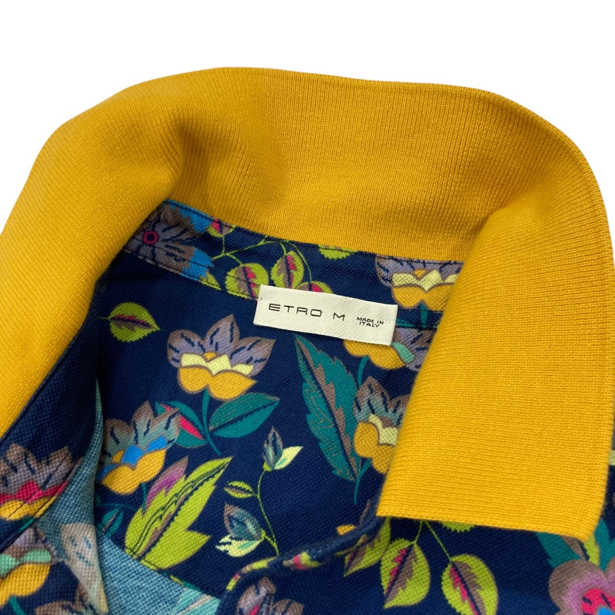 ETRO 半袖ポロシャツ ETRO - ETRO エトロ ポロシャツ XS 紺 【古着】【中古】の通販