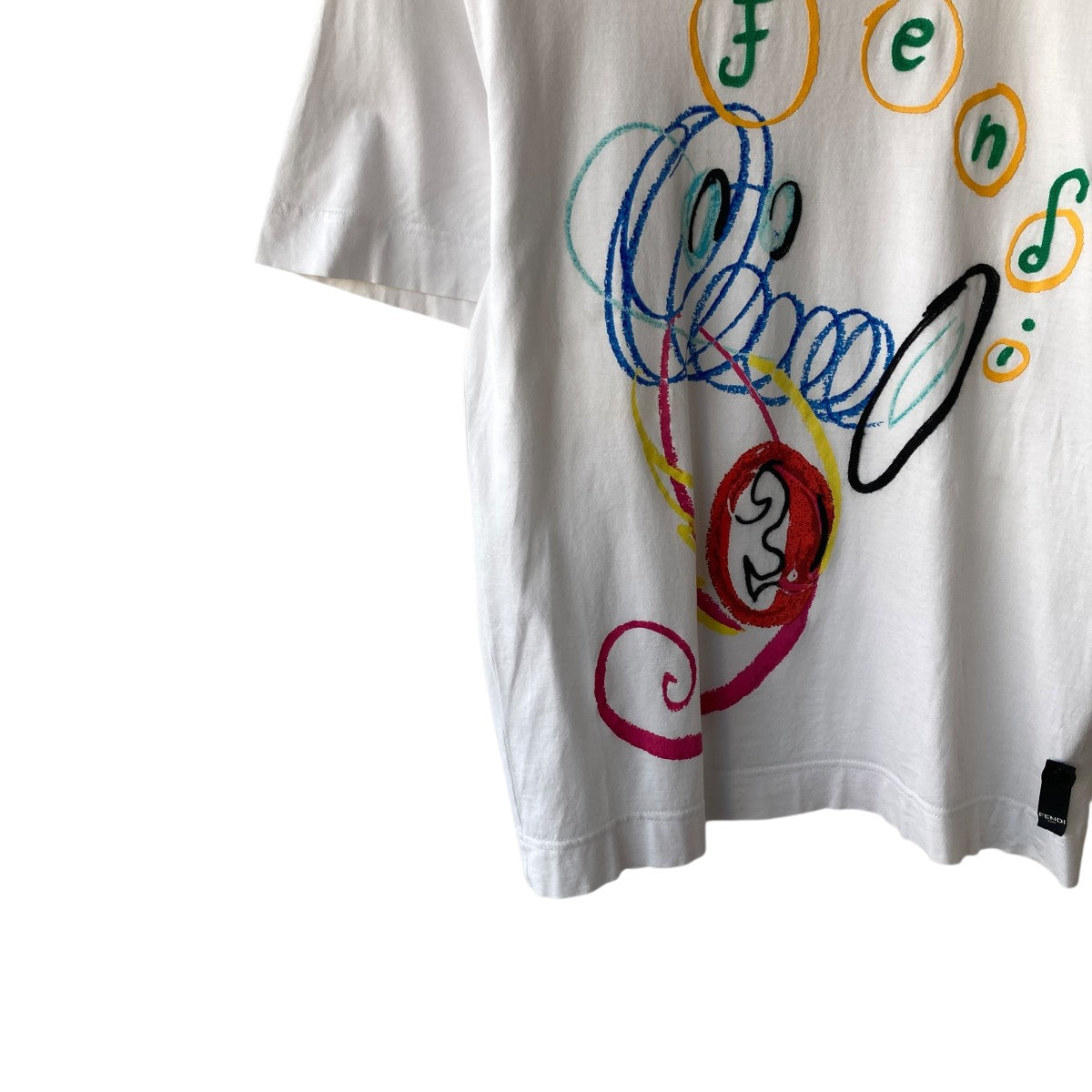 FENDI SEAHORSE PRINT半袖TシャツFY0936 AH15 古着・中古-4枚目のアイテム画像