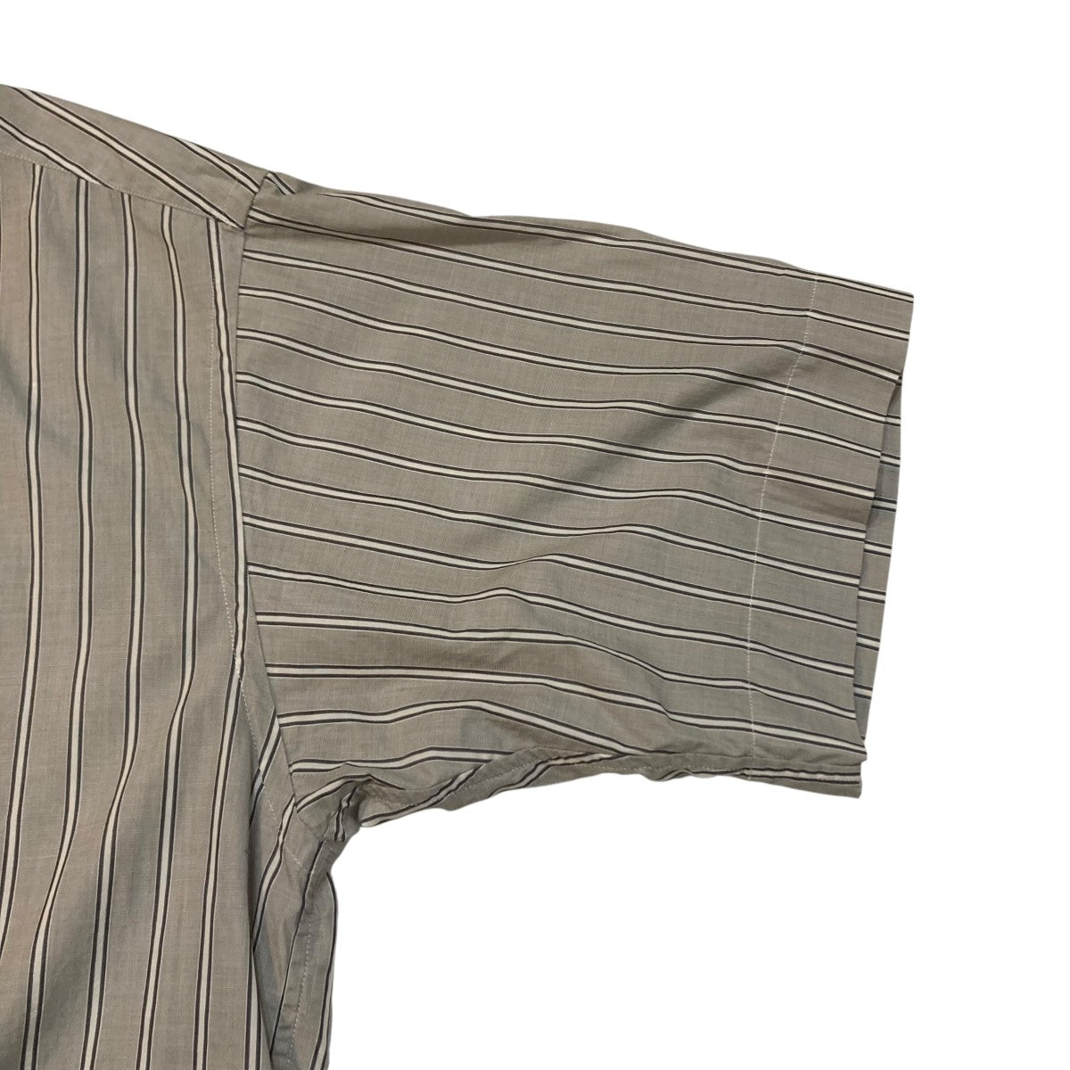 STUDIO NICHOLSON SHORT SLEEVE SHIRTストライプ半袖シャツ51-10-831004 古着・中古-4枚目のアイテム画像