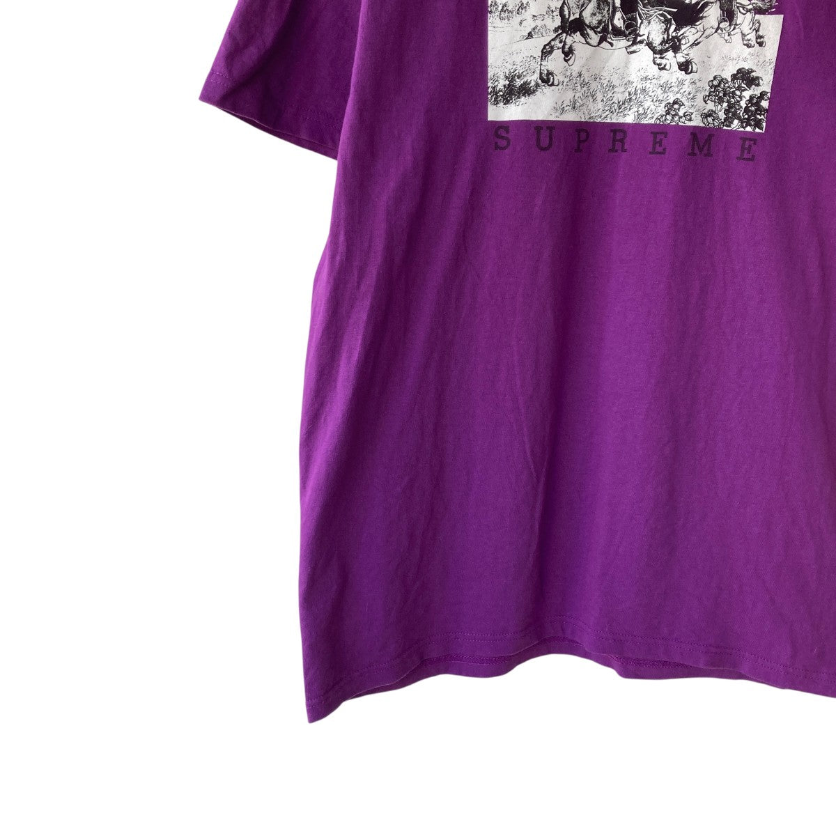 19ss supreme ゲームシャツ Supreme(シュプリーム) 19SSRIDERS TEETシャツ パープル サイズ