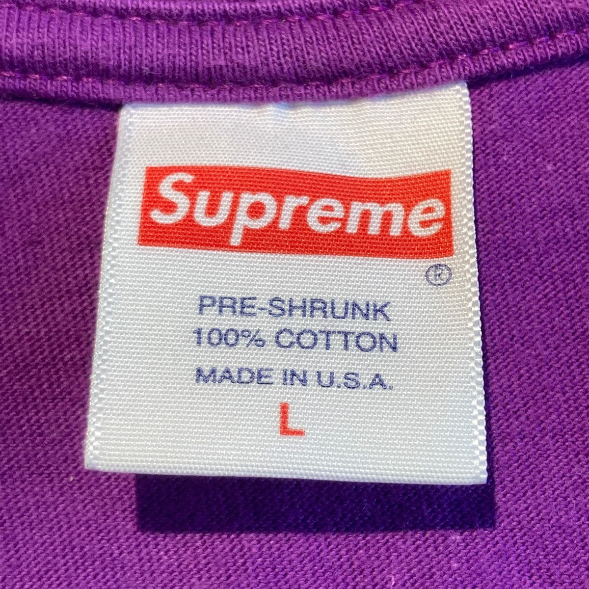 Supreme(シュプリーム) 19SSRIDERS TEETシャツ パープル サイズ