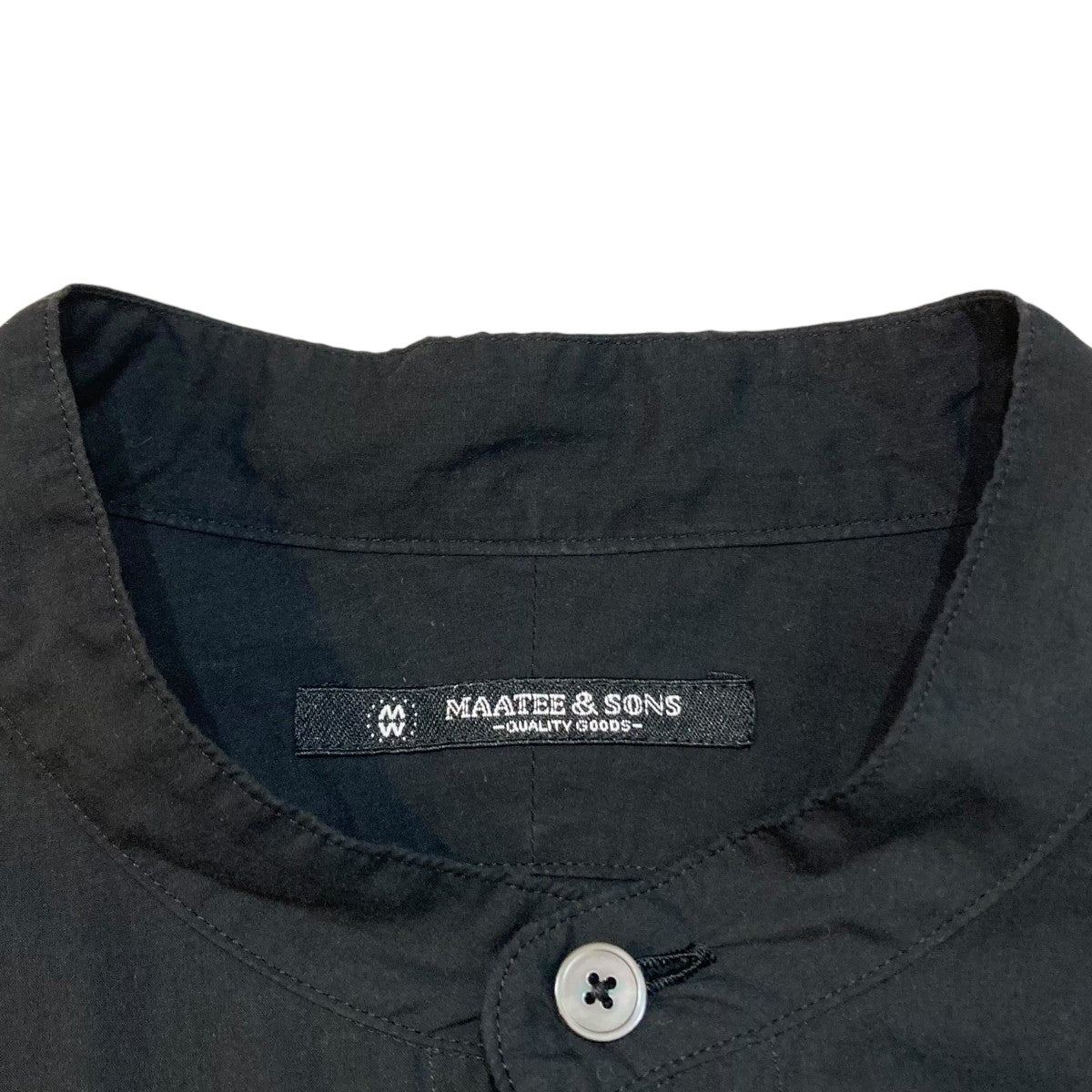 MAATEE＆SONS(マーティーアンドサンズ) 160番TANSHI 半無双BAND COLLAR
