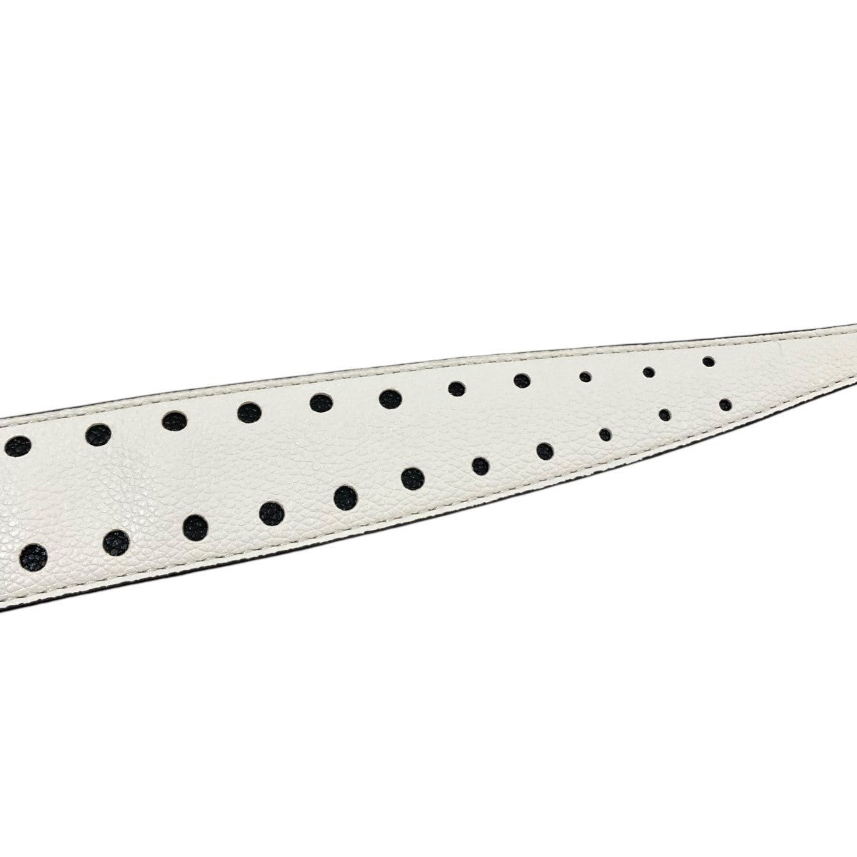 OHGA(オーガ) ショルダーストラップ ホワイト×ブラック サイズ