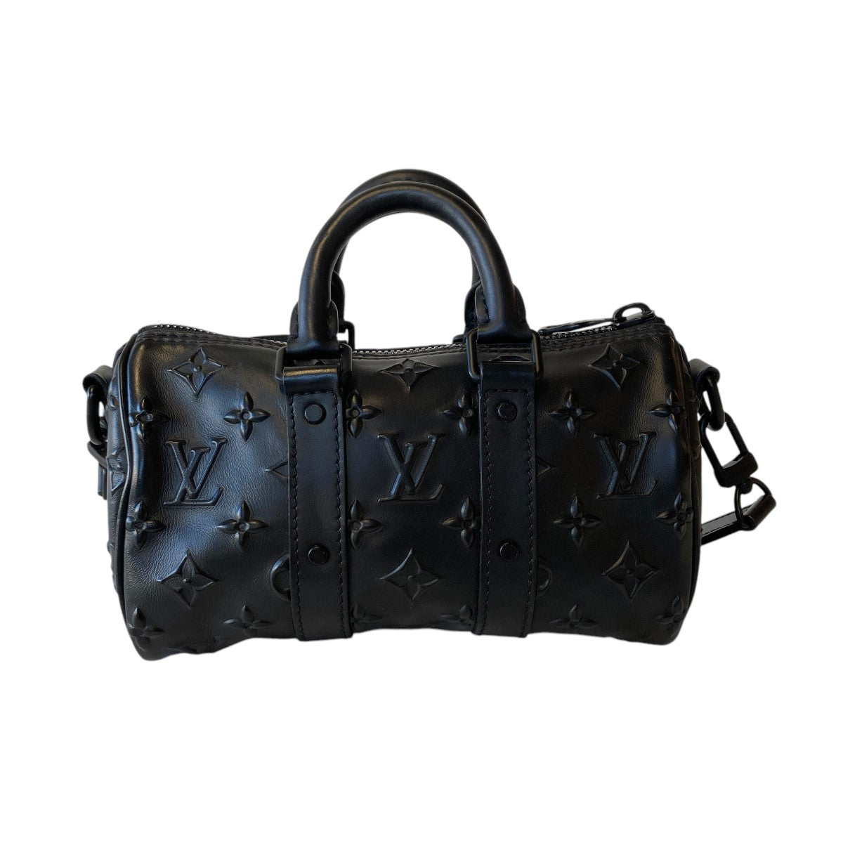 LOUIS VUITTON(ルイヴィトン) モノグラムシール キーポルXSハンドバッグM57960 M57960  ブラック｜【公式】カインドオルオンライン ブランド古着・中古通販【kindal】