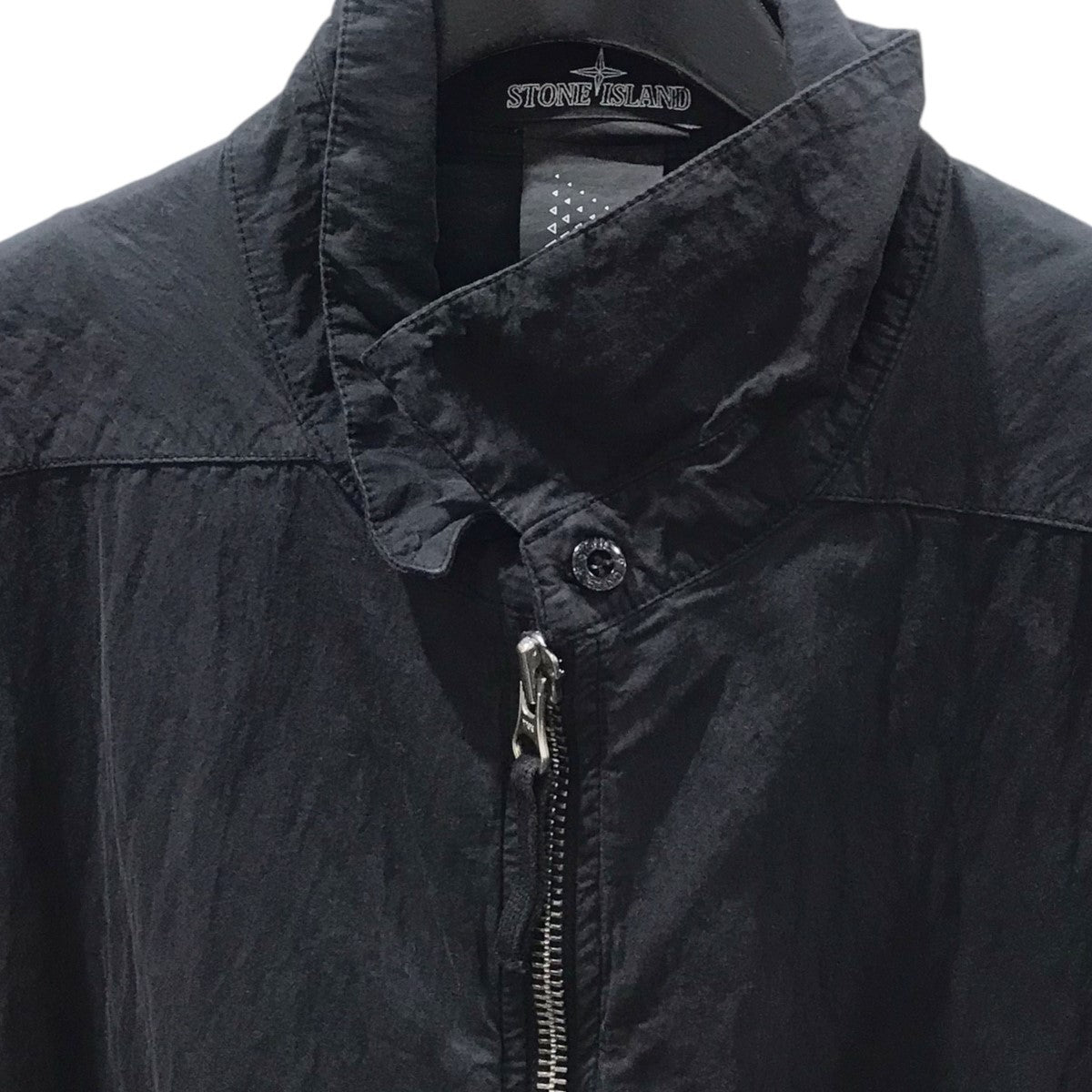 STONE ISLAND(ストーンアイランド) ジップアップジャケット Shadow Project Compact 50 Fili Zip  Shirt Jacket 721910117 721910117 ブラック サイズ L｜【公式】カインドオルオンライン  ブランド古着・中古通販【kindal】