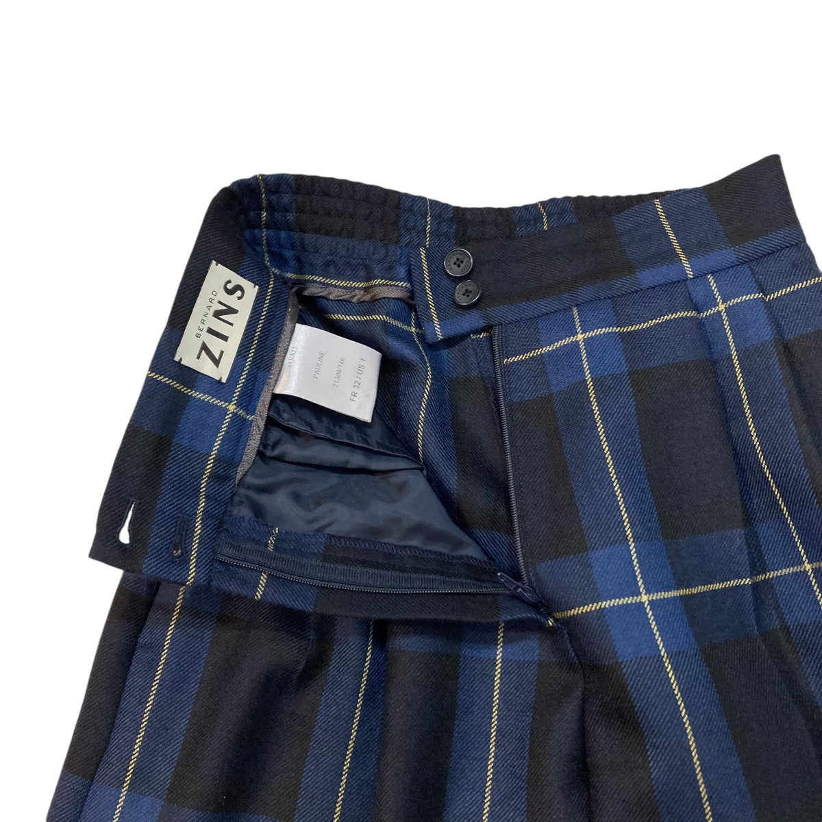 BERNARD ZINS(ベルナールザンス) チェックスラックス413/A23 413