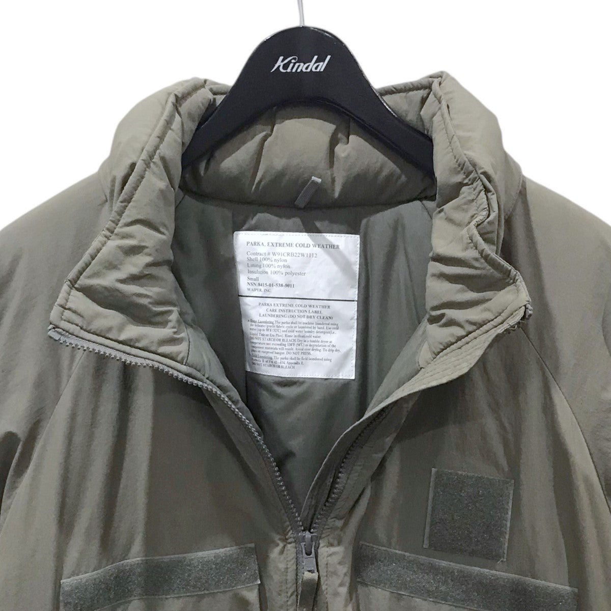 中綿ジャケット Extreme Cold Weather Parka PRIMALOFT エクストリーム コールドウェザーパーカー プリマロフト 8415-01-538-9011