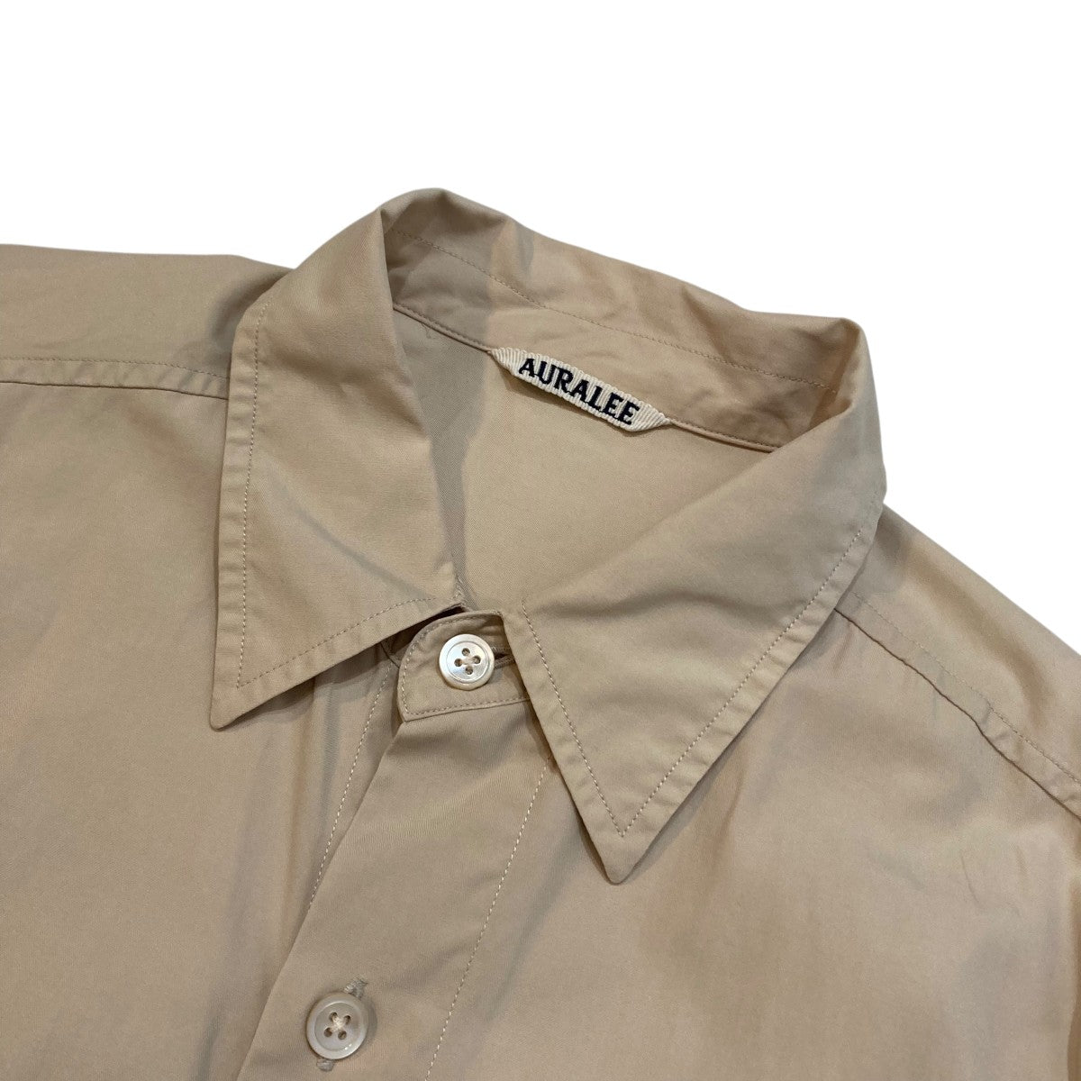 AURALEE(オーラリー) 20SSWashed FINX TWILL BIG Half sleeved