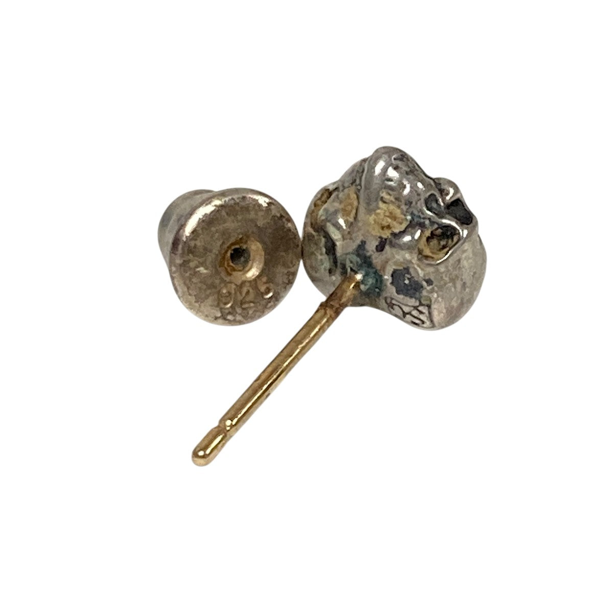 スタンリーゲス　ピアス Stanley Guess(スタンリーゲス) 片耳 スカル ピアス シルバー