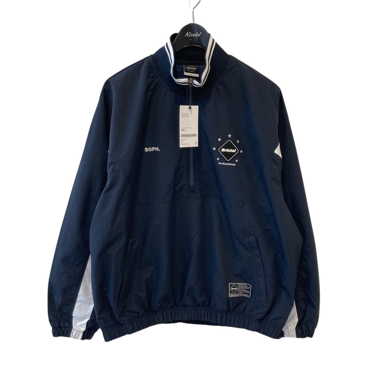 F．C．R．B．(エフシーアールビー) PRACTICE HALF ZIP JACKETジップジャケットFCRB-242020 FCRB-242020  ブラック サイズ S｜【公式】カインドオルオンライン ブランド古着・中古通販【kindal】