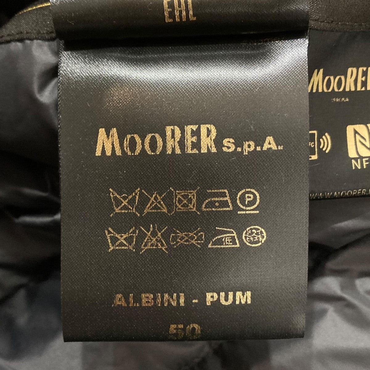 MOORER ALBINI PUMダウンジャケット 古着・中古-8枚目のアイテム画像