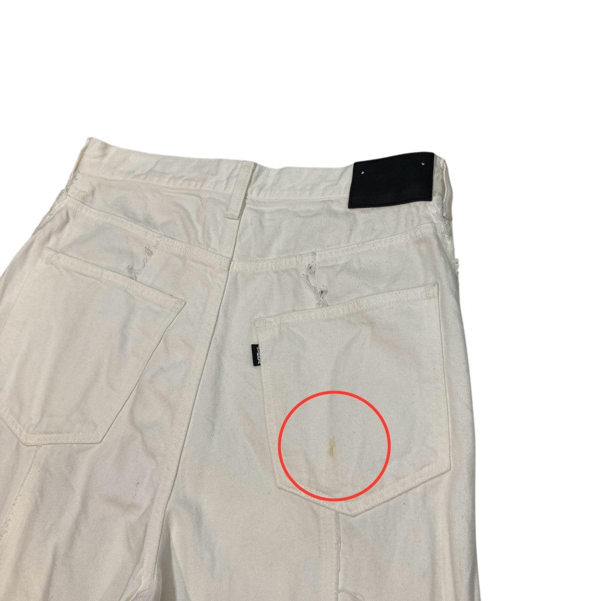 JieDa / ストレートパンツ/1/コットン/WHT/無地/jie-ST15 Jieda(ジエダ) 【LOOSE FIT JEANS】デニムパンツjie ST15 jie ST15