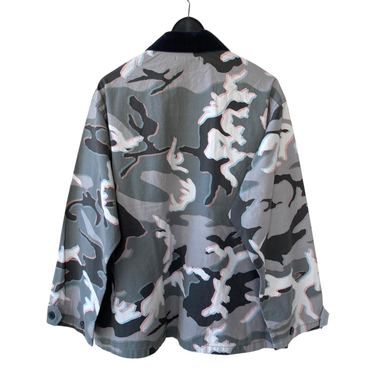 MOIRE CAMOUFLAGE BLOUSONカモフラミリタリーブルゾンUE-242029